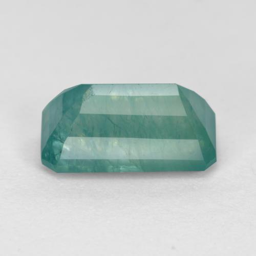 Grandidierite Medio Verde Blu naturale da 1.45 ct, Taglio smeraldo, SI