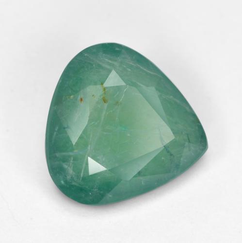 Grandidierite verde bluastro naturale da 2,13 ct, taglio a pera, SI
