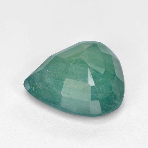 Grandidierite verde bluastro naturale da 2,13 ct, taglio a pera, SI