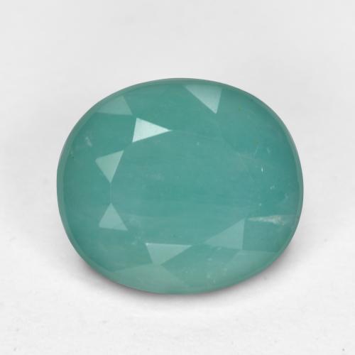 Grandidierite Blu verdastro naturale da 1.64 ct, Taglio ovale, SI