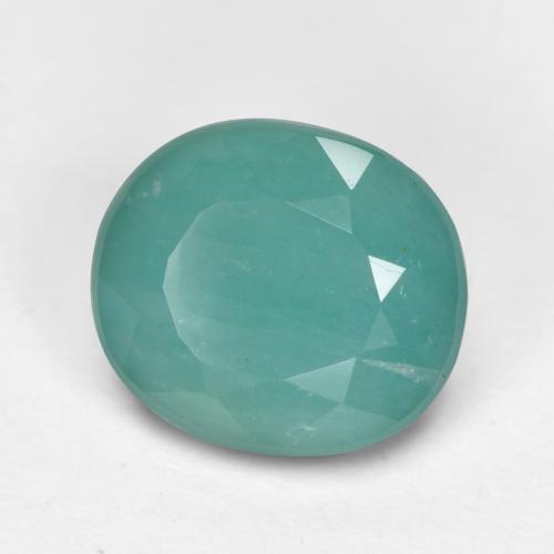 Grandidierite Blu verdastro naturale da 1.64 ct, Taglio ovale, SI