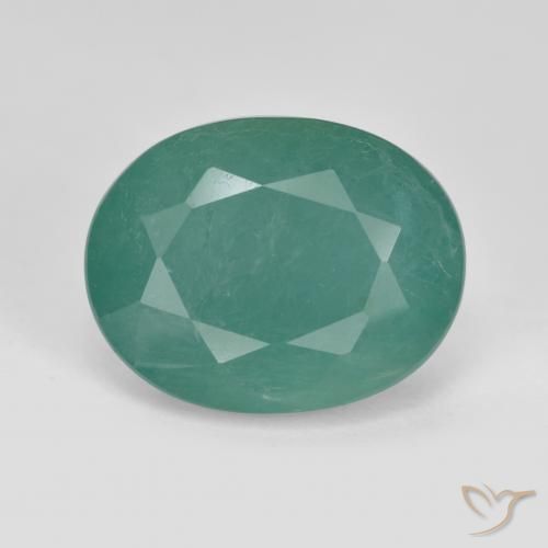 Grandidierite Blu verdastro naturale da 4.41 ct, Taglio ovale, VS-SI