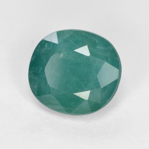 Grandidierite blu verdastro naturale da 1,56 ct, taglio ovale, VS-SI
