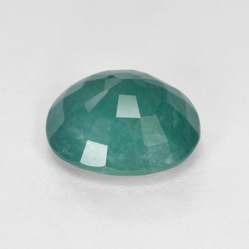 Grandidierite blu verdastro naturale da 1,56 ct, taglio ovale, VS-SI