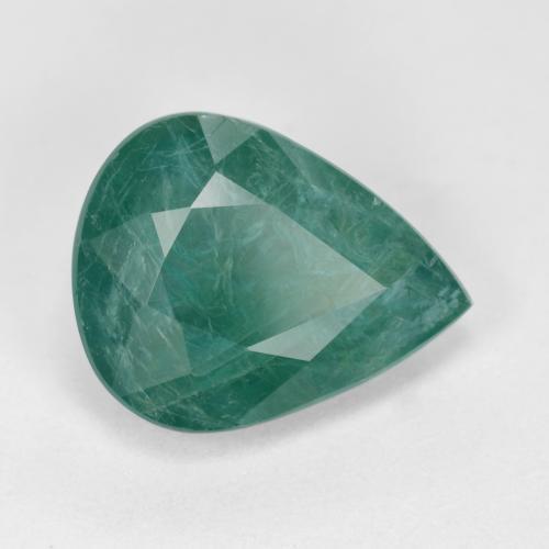 Grandidierite blu verdastro naturale da 3,19 ct, taglio a pera, VS-SI