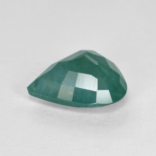 Grandidierite Blu Verde Scuro naturale da 1.69 ct, Forma a pera, VS-SI