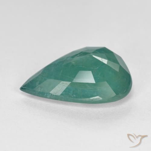 Grandidierite Turchese profondo naturale da 3.10 ct, Forma a pera, VS-SI