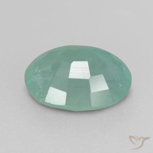 Grandidierite Blu verde naturale da 1.64 ct, Ovale, SI