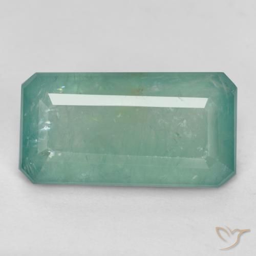 3.05ct Naturale Verde bluastro medio Grandidierite, Taglio smeraldo, SI