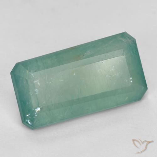 Grandidierite Verde bluastro medio naturale da 3.05 ct, Ottagonale / Taglio smeraldo, SI