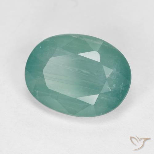 Grandidierite Blu verdastro naturale da 3.56 ct, Ovale, SI