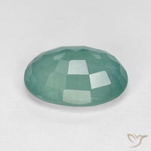 Grandidierite Blu verdastro naturale da 3.56 ct, Ovale, SI