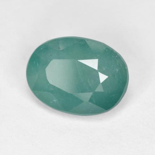 Grandidierite naturale turchese da 1,92 ct, taglio ovale, SI