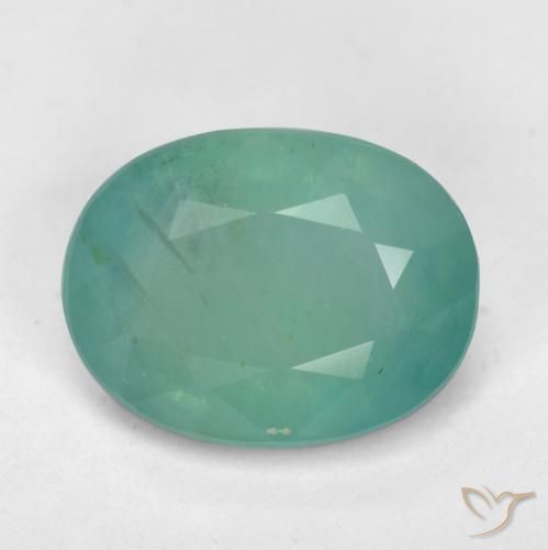 2.58ct Naturale Verde bluastro medio Grandidierite, Ovale, SI