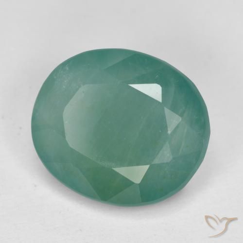 Grandidierite Medio Verde Blu naturale da 3.53 ct, Ovale, SI