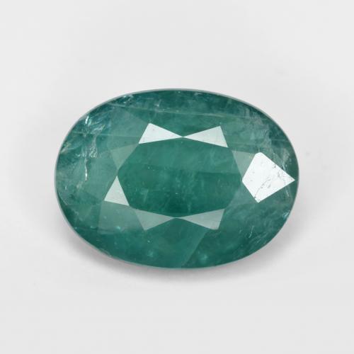 Grandidierite blu verdastro naturale da 2,53 ct, taglio ovale, SI-I1
