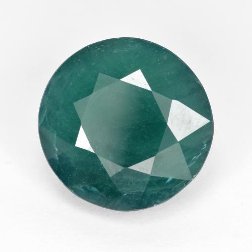 Grandidierite Verde blu scuro naturale da 6.66 ct, Taglio rotondo, SI-I1
