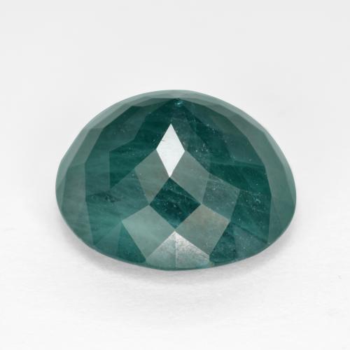 Grandidierite Verde blu scuro naturale da 6.66 ct, Taglio rotondo, SI-I1