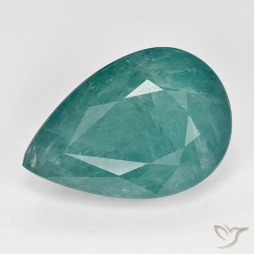 10.02ct Naturale Blu verde Grandidierite, Forma a pera, SI-I1