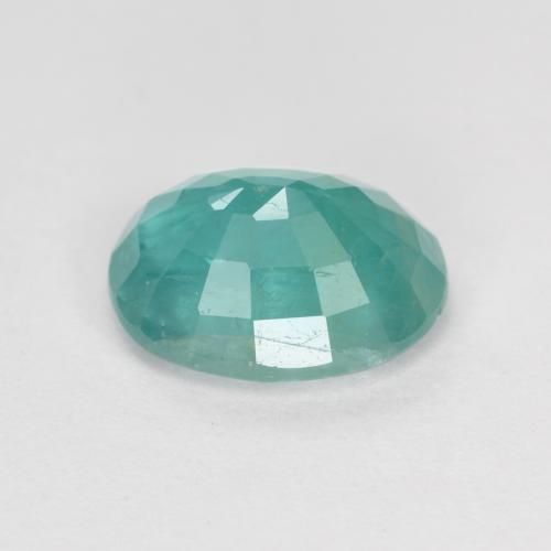 Grandidierite Blu verde naturale da 1.28 ct, Taglio ovale, SI-I1