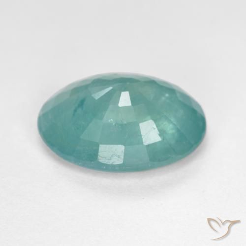 Grandidierite Verde blu naturale da 3.37 ct, Ovale, SI-I1