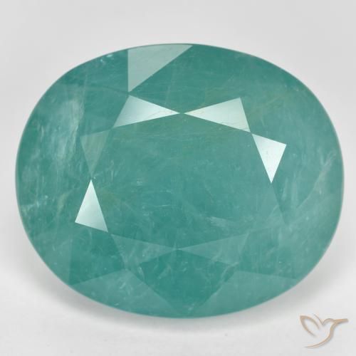 14.98ct Naturale Blu verdastro Grandidierite, Ovale, SI-I1
