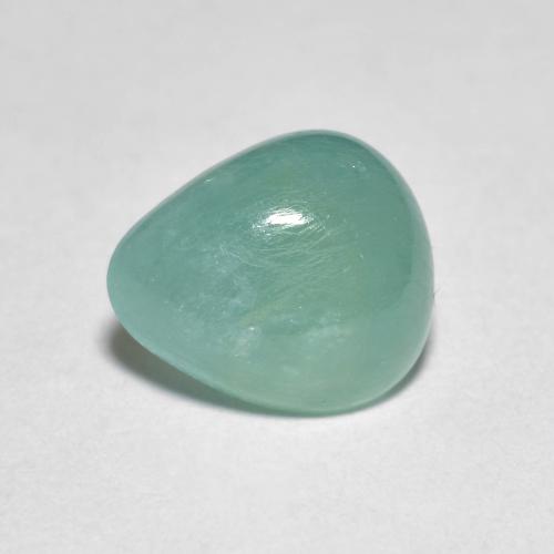 Grandidierite Verde bluastro chiaro naturale da 2.09 ct, Forma a pera, Traslucido