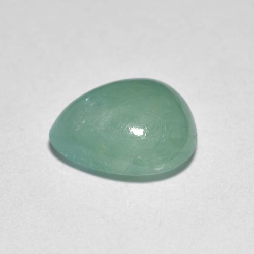 Grandidierite Verde bluastro chiaro naturale da 2.09 ct, Forma a pera, Traslucido