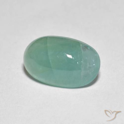 Grandidierite Verde bluastro chiaro naturale da 2.53 ct, Ovale, Traslucido