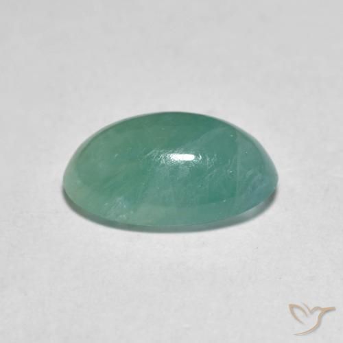 Grandidierite Verde bluastro chiaro naturale da 2.53 ct, Ovale, Traslucido