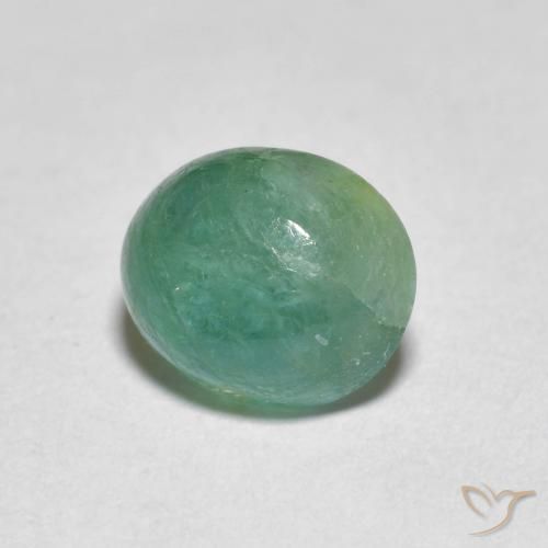 Grandidierite Verde bluastro naturale da 1.40 ct, Ovale, Traslucido