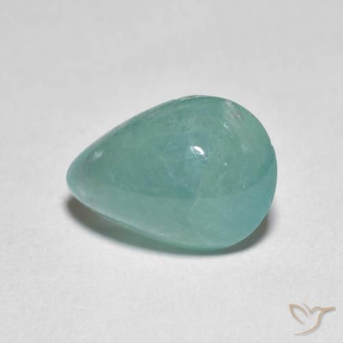 2.86ct Naturale Medio Verde Blu Grandidierite, Forma a pera, Traslucido