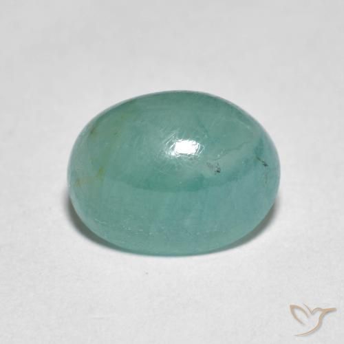 3.09ct Naturale Verde blu Grandidierite, Ovale, Traslucido