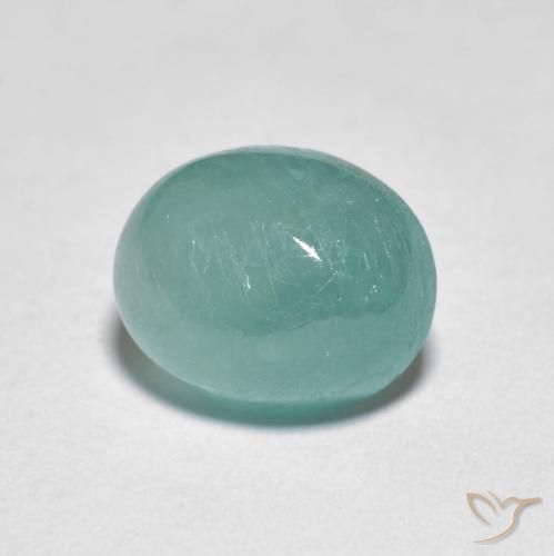 Grandidierite Blu verde naturale da 2.55 ct, Ovale, Traslucido