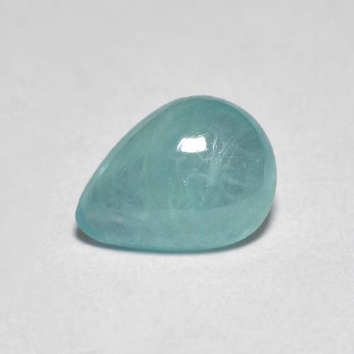 Grandidierite Azzurro Verde naturale da 0.96 ct, Forma a pera, Trasparente