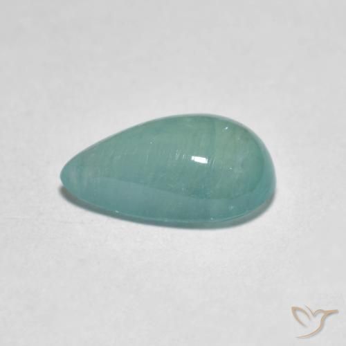 Grandidierite Blu elettrico naturale da 1.83 ct, Forma a pera, Traslucido