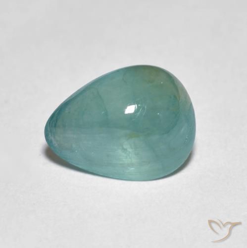 Grandidierite Turchese naturale da 2.17 ct, Forma a pera, Traslucido