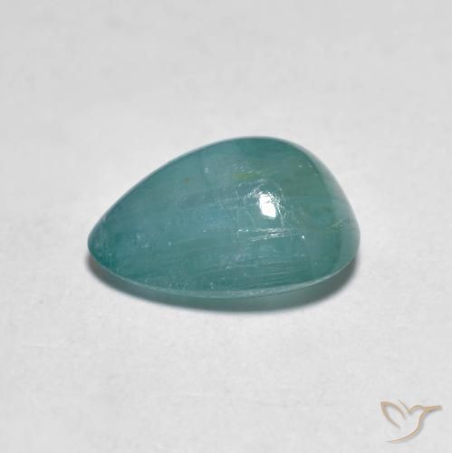 Grandidierite Turchese naturale da 2.17 ct, Forma a pera, Traslucido
