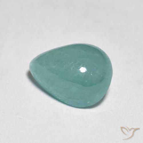 Grandidierite Verde blu naturale da 1.94 ct, Forma a pera, Traslucido