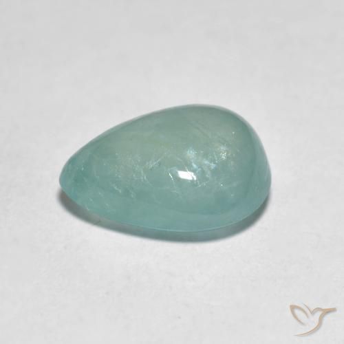Grandidierite Blu Medio Verde naturale da 2.79 ct, Forma a pera, Traslucido