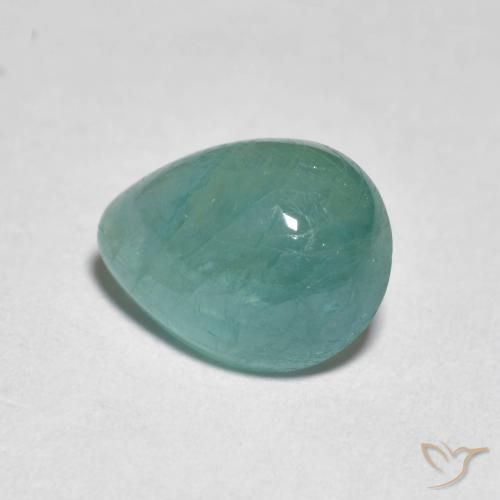 Grandidierite Verde bluastro naturale da 2.12 ct, Forma a pera, Traslucido