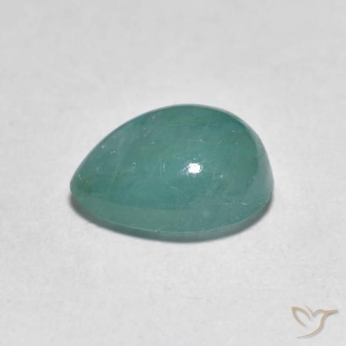 Grandidierite Verde bluastro naturale da 2.12 ct, Forma a pera, Traslucido