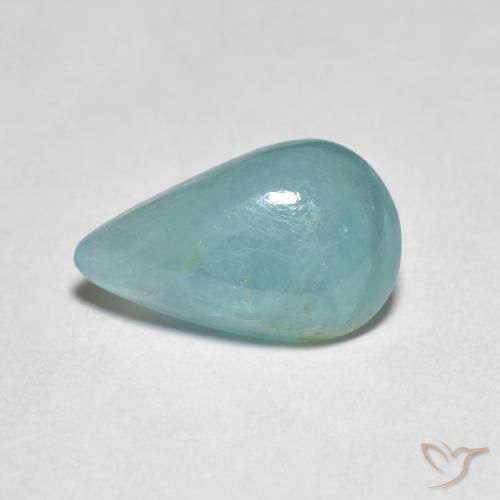 2.76ct Naturale Azzurro Verde Grandidierite, Forma a pera, Traslucido