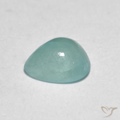 Grandidierite Blu elettrico naturale da 0.89 ct, Forma a pera, Traslucido