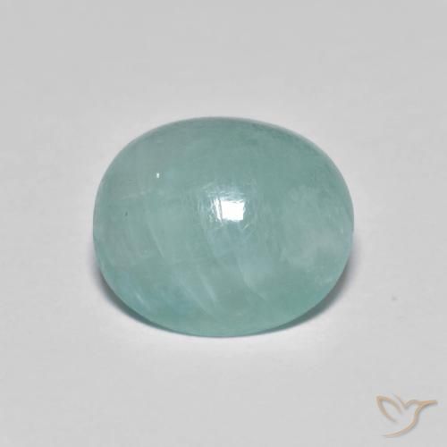 2.53ct Naturale Verde bluastro Grandidierite, Ovale, Traslucido