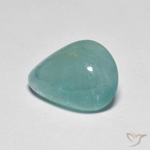 Grandidierite Azzurro Verde naturale da 2.85 ct, Forma a pera, Traslucido