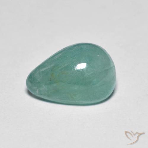 2.25ct Naturale Verde blu Grandidierite, Forma a pera, Traslucido