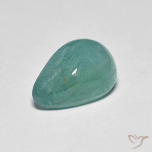 Grandidierite Verde blu naturale da 2.25 ct, Forma a pera, Traslucido