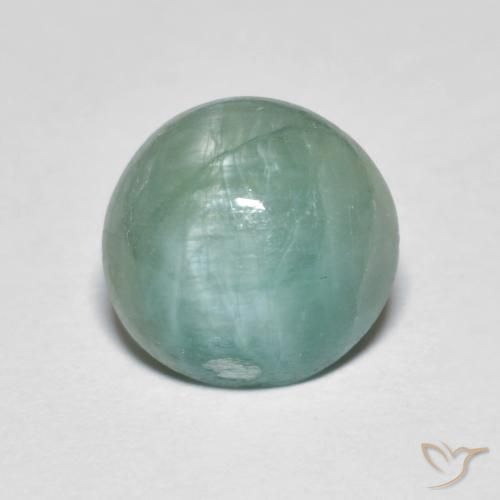 2.68ct Naturale Azzurro Verde molto chiaro Grandidierite, Rotondo, Traslucido