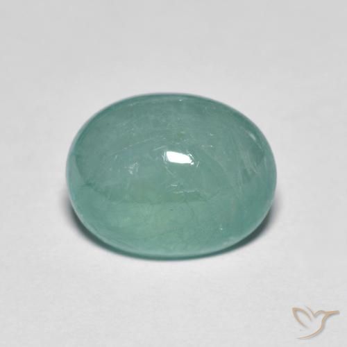 2.88ct Naturale Verde chiaro Bluastro Grandidierite, Ovale, Traslucido
